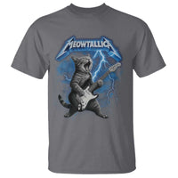 Funny Cat Playing Guitar T Shirt Vintage 90s Style Bootleg Graphic Rock Star Rock Cat - Wonder Print Shop