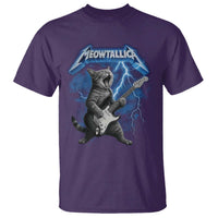 Funny Cat Playing Guitar T Shirt Vintage 90s Style Bootleg Graphic Rock Star Rock Cat - Wonder Print Shop