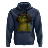 Funny Frog Bob Haircut Meme Hoodie Silly Toad Trends - Wonder Print Shop