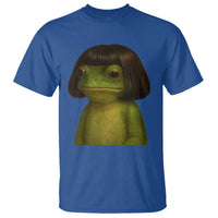 Funny Frog Bob Haircut Meme T Shirt Silly Toad Trends - Wonder Print Shop