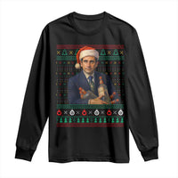Office Christmas Movie Long Sleeve Shirt Funny Retro 90s Movie Ugly Xmas - Wonder Print Shop