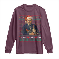 Office Christmas Movie Long Sleeve Shirt Funny Retro 90s Movie Ugly Xmas - Wonder Print Shop