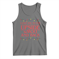 I Love You To The Upside Down Stranger Christmas Tank Top And Back Ugly Xmas Lights - Wonder Print Shop