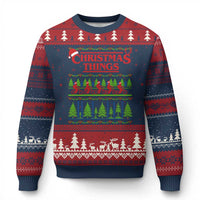 Xmas Things Ugly Christmas Sweater Vintage Movie TV Series Retro - Wonder Print Shop