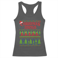 Christmas Things Racerback Tank Top Vintage Movie TV Series Retro - Wonder Print Shop