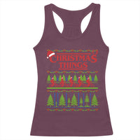 Christmas Things Racerback Tank Top Vintage Movie TV Series Retro - Wonder Print Shop
