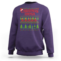 Christmas Things Sweatshirt Vintage Movie TV Series Retro - Wonder Print Shop