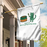 Sarcastic Cat Meme Garden Flag Weirdcore Dark Humor - Wonder Print Shop