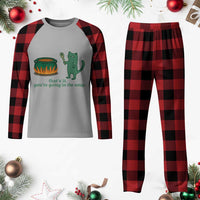 Sarcastic Cat Meme Plaid Pajama Set Weirdcore Dark Humor - Wonder Print Shop