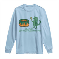 Sarcastic Cat Meme Long Sleeve Shirt Weirdcore Dark Humor - Wonder Print Shop