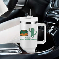 Sarcastic Cat Meme Tumbler With Handle Weirdcore Dark Humor - Wonder Print Shop