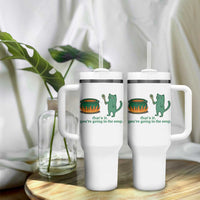 Sarcastic Cat Meme Tumbler With Handle Weirdcore Dark Humor - Wonder Print Shop