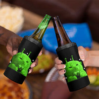 Funny Alien Cat Meme 4 in 1 Can Cooler Tumbler Funny Kitten 90s Retro Vintage Graphic Weird Cats Y2k - Wonder Print Shop