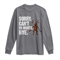 Sorry Cant 99 Nights Bye In The Forest Long Sleeve Shirt Funny Gamer Gift - Wonder Print Shop