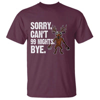 Sorry Cant 99 Nights Bye In The Forest T Shirt Funny Gamer Gift - Wonder Print Shop