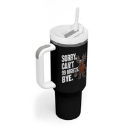 Sorry Cant 99 Nights Bye In The Forest Tumbler With Handle Funny Gamer Gift - Wonder Print Shop