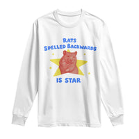 Rats Spelled Backwards Is Star Long Sleeve Shirt Sarcastic Rat Meme - Wonder Print Shop