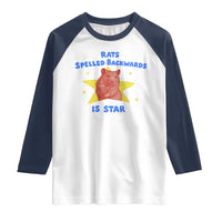 Rats Spelled Backwards Is Star Raglan Shirt Sarcastic Rat Meme - Wonder Print Shop
