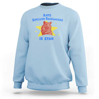 Rats Spelled Backwards Is Star Sweatshirt Sarcastic Rat Meme - Wonder Print Shop