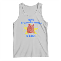 Rats Spelled Backwards Is Star Tank Top Sarcastic Rat Meme - Wonder Print Shop