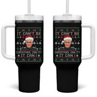 Christmas McCarthy It Can’t Be Tumbler With Handle Retro Football Fan Ugly Xmas - Wonder Print Shop