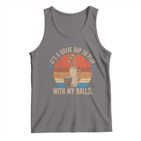 Funny Golf Tank Top Retro Its A Great Day To Play With My Balls - Wonder Print Shop