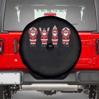 Santa O-H-I-O State Spare Tire Cover Funny Santa Christmas Ohio Midwestern Party Team - Wonder Print Shop