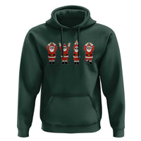 Santa O-H-I-O State Hoodie Funny Santa Christmas Ohio Midwestern Party Team - Wonder Print Shop