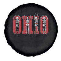 O-H-I-O State Spare Tire Cover Funny Skeletons Ohio Vintage Halloween Team - Wonder Print Shop