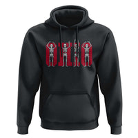 O-H-I-O State Hoodie Funny Skeletons Ohio Vintage Halloween Team - Wonder Print Shop