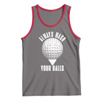 Funny Golf Tank Top Always Wash Your Balls Meme - Wonder Print Shop