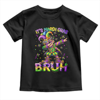 It's Mardi Gras Bruh Toddler T Shirt Dabbing Boy Kids