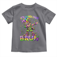 It's Mardi Gras Bruh Toddler T Shirt Dabbing Boy Kids