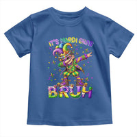 It's Mardi Gras Bruh Toddler T Shirt Dabbing Boy Kids