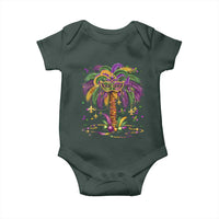 Mardi Gras Bead Tree Baby Onesie Carnival New Orleans Hawaiian Tropical Palm Tree 2025