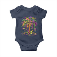 Mardi Gras Bead Tree Baby Onesie Carnival New Orleans Hawaiian Tropical Palm Tree 2025