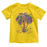 Mardi Gras Bead Tree Toddler T Shirt Carnival New Orleans Hawaiian Tropical Palm Tree 2025