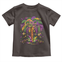 Mardi Gras Bead Tree Toddler T Shirt Carnival New Orleans Hawaiian Tropical Palm Tree 2025