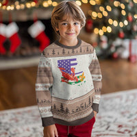 Louisiana Ugly Christmas Sweater Louisiana New Orleans Party Custume Beads - Wonder Print Shop