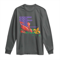 Louisiana Long Sleeve Shirt Louisiana New Orleans Party Custume Beads - Wonder Print Shop