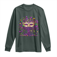 Mardi Gras Bead Tree Long Sleeve Shirt New Orleans Festival