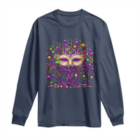 Mardi Gras Bead Tree Long Sleeve Shirt New Orleans Festival