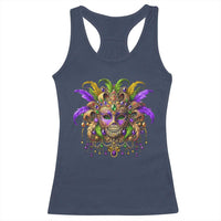 Mardi Gras Costume Sugar Skull Racerback Tank Top Carnival New Orleans Trip