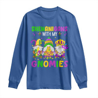 Carnival Mardi Gras Long Sleeve Shirt Leopard Gnomes New Orleans Trip