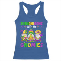 Carnival Mardi Gras Racerback Tank Top Leopard Gnomes New Orleans Trip