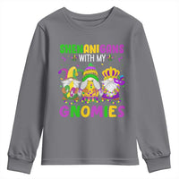 Carnival Mardi Gras Youth Sweatshirt Leopard Gnomes New Orleans Trip