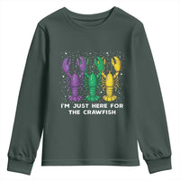 Carnival Mardi Gras Youth Sweatshirt I'm Just Here For The Crawfish