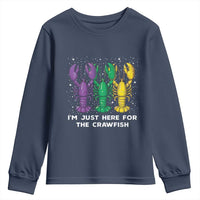 Carnival Mardi Gras Youth Sweatshirt I'm Just Here For The Crawfish