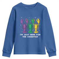 Carnival Mardi Gras Youth Sweatshirt I'm Just Here For The Crawfish