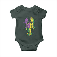 Carnival Mardi Gras USA American Flag Crawfish Baby Onesie
